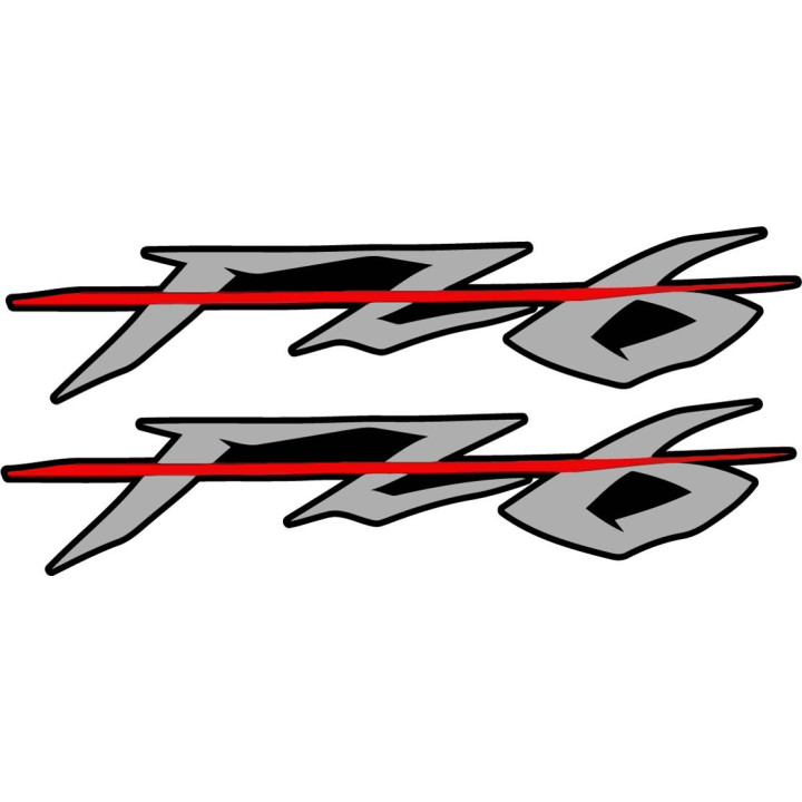 Yamaha FZ6 Naked Bike Stickers – Street Motorcycle Decals (2-Pack)