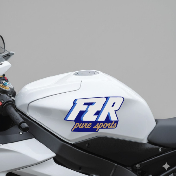 Yamaha Fzr Pure Sports Style 2 Stickers Decals - DecalsHouse