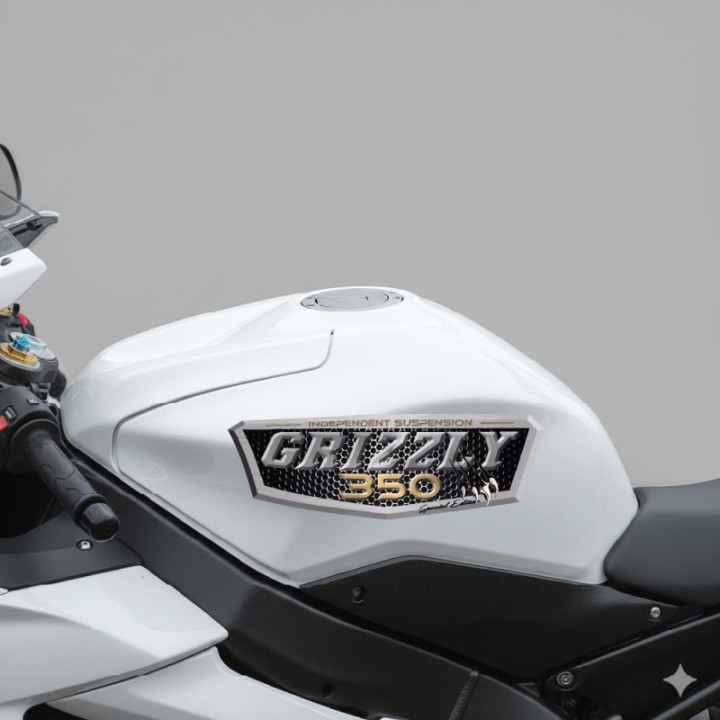 Yamaha Grizzly 350 ATV Stickers – Quad Bike Decals (2-Pack)