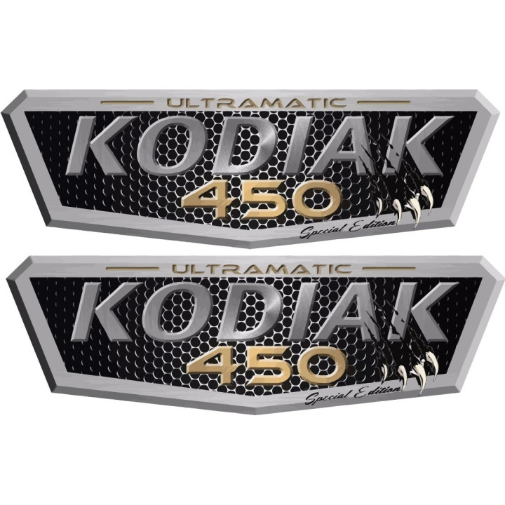 Yamaha Kodiak 450 ATV Stickers – Utility Quad Decals (2-Pack)