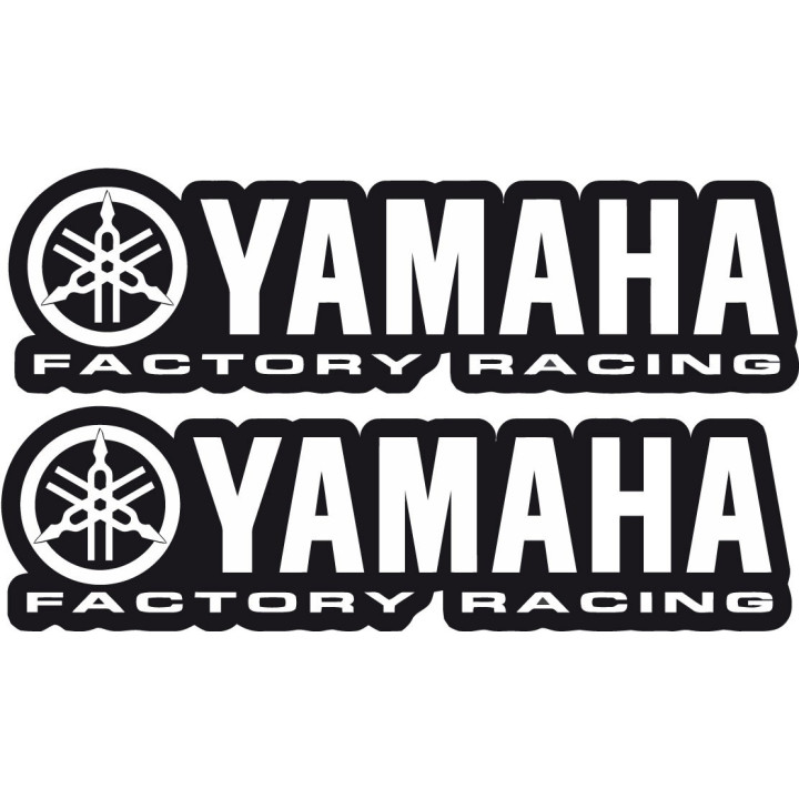 Yamaha Logo Factory Racing Stickers Decals - DecalsHouse