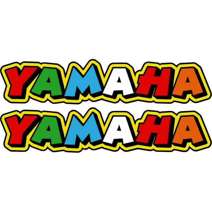 Yamaha Logo Rossi Stickers Decals - DecalsHouse
