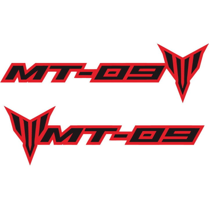 Yamaha Mt 09 Red Stickers Decals - DecalsHouse