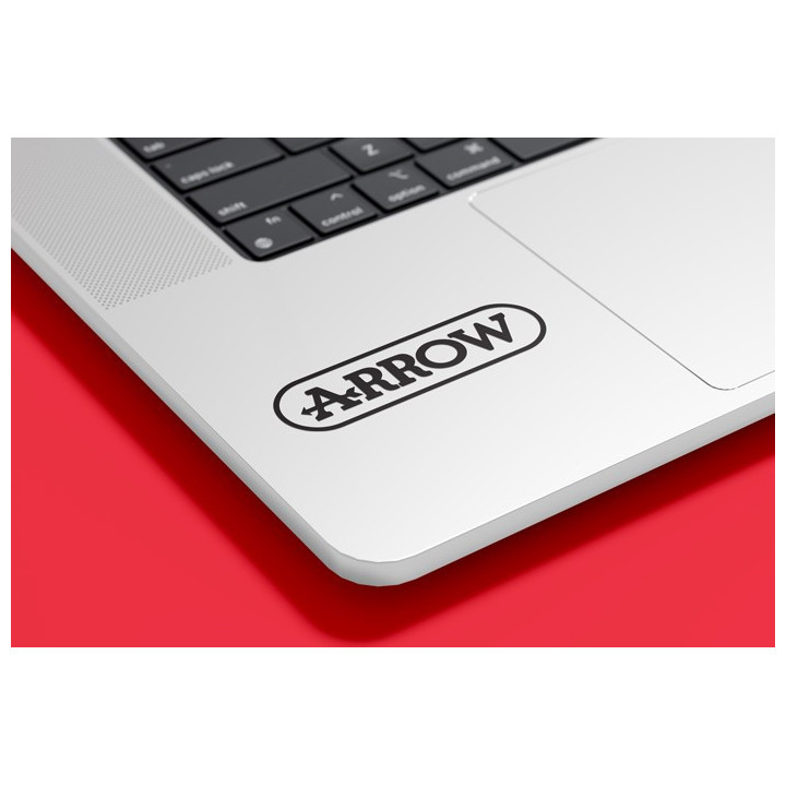 Arrow Fasteners Logo Stickers – Tools Brand Decals (2-Pack)