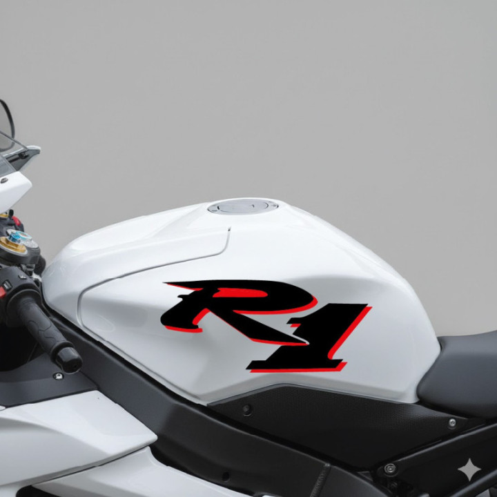 Yamaha R1 Stickers – YZF-R1 YZF-R1M Sportbike Decals (2-Pack) | DecalsHouse