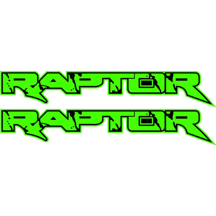 Yamaha Raptor Green Stickers Decals - DecalsHouse