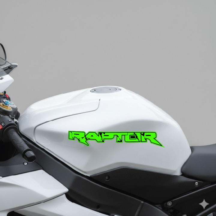 Yamaha Raptor Green Stickers Decals - DecalsHouse