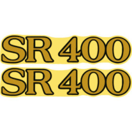 Yamaha SR400 Café Racer Stickers – Classic Motorcycle Decals (2-Pack)