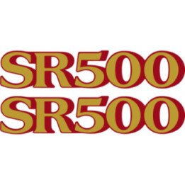 Yamaha SR500 Stickers – Café Racer Classic Motorcycle Decals (2-Pack)