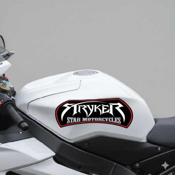 Yamaha Stryker Cruiser Stickers – Motorcycle Decals