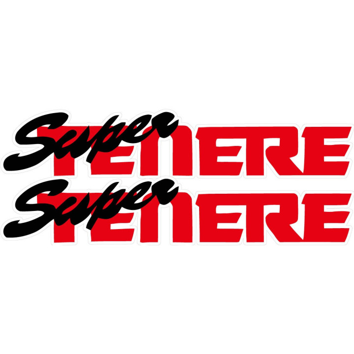 Yamaha Super Tenere Black Stickers Decals - DecalsHouse