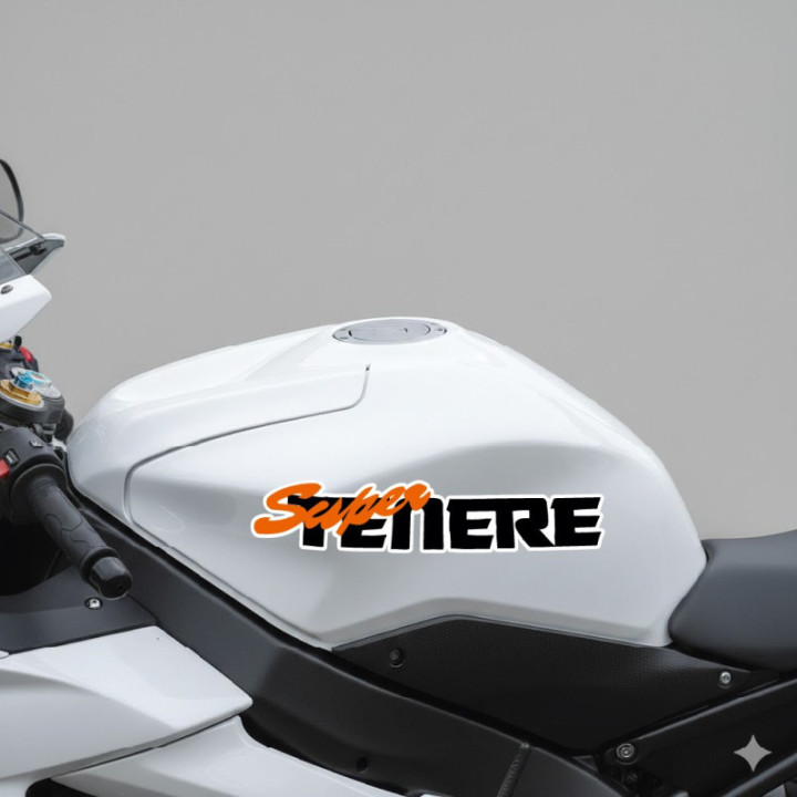 Yamaha Super Tenere Orange Stickers Decals - DecalsHouse