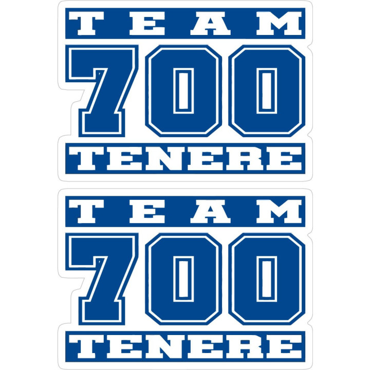 Yamaha Super Tenere Team 700 Blue Stickers Decals - DecalsHouse