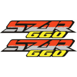 Yamaha SZR 660 Naked Bike Stickers – Motorcycle Decals (2-Pack)