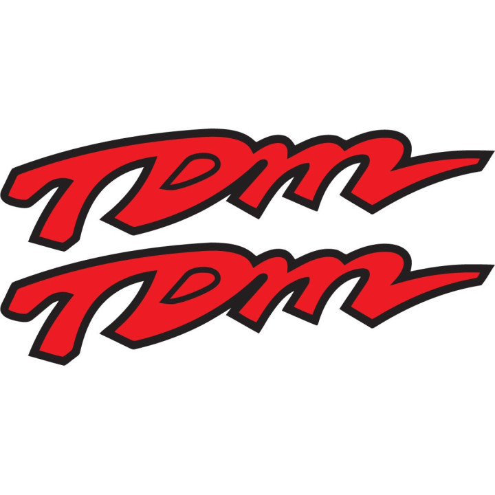 Yamaha Tdm Red Stickers Decals - DecalsHouse