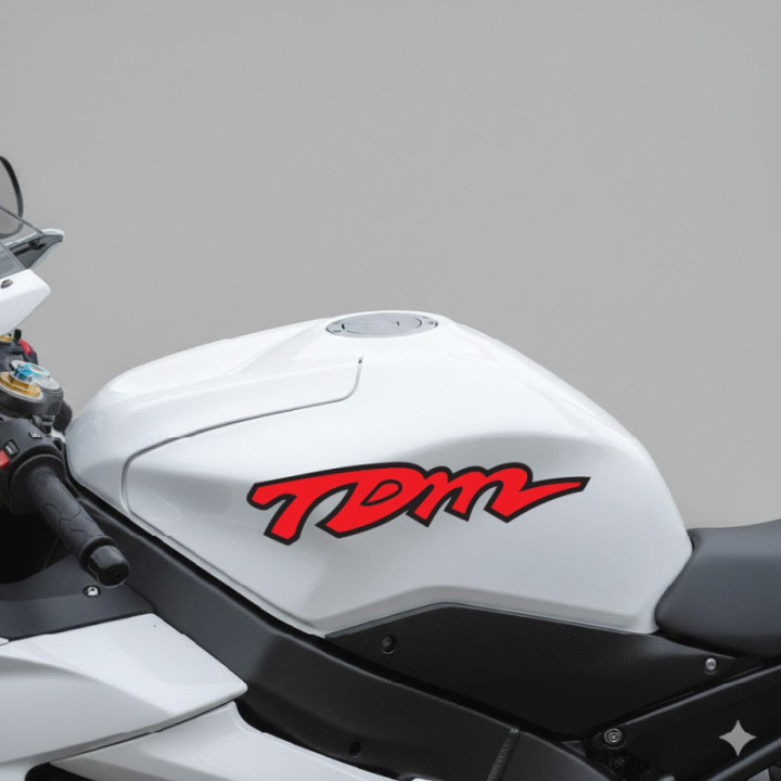Yamaha Tdm Red Stickers Decals - DecalsHouse