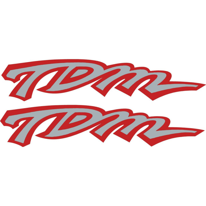 Yamaha TDM Stickers – Style 6 TDM850 TDM900 Sport Tourer Decals (2-Pack)