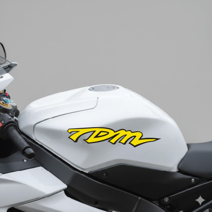 Yamaha Tdm Yellow Stickers Decals - DecalsHouse