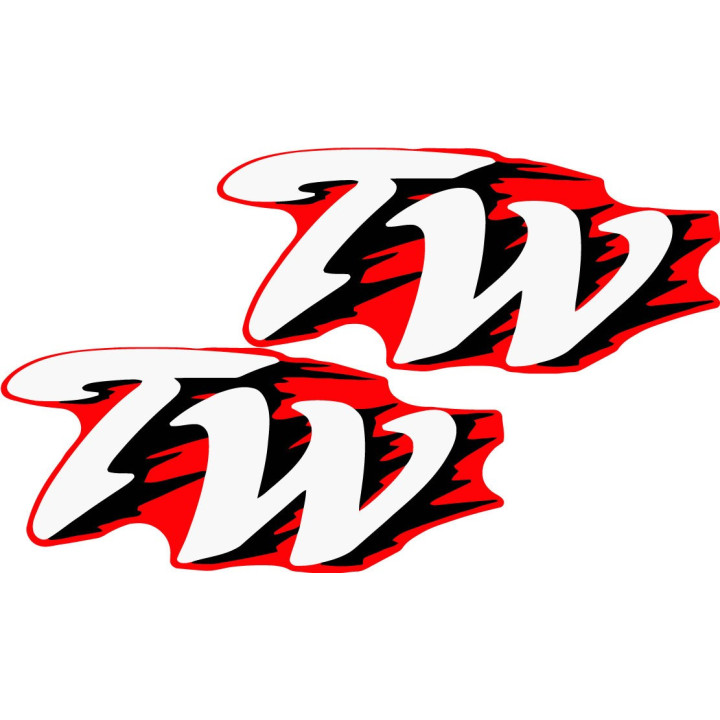 Yamaha Tw Red Stickers Decals - DecalsHouse