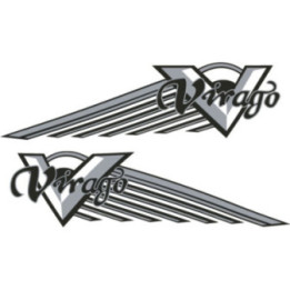 Yamaha Virago Stickers – XV535 XV750 XV1100 Cruiser Decals (2-Pack)