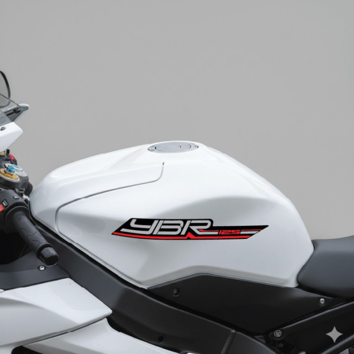 Yamaha YBR 125 Stickers – Learner Commuter Decals (2-Pack)