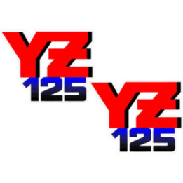 Yamaha Yz 125 Style 2 Stickers Decals - DecalsHouse