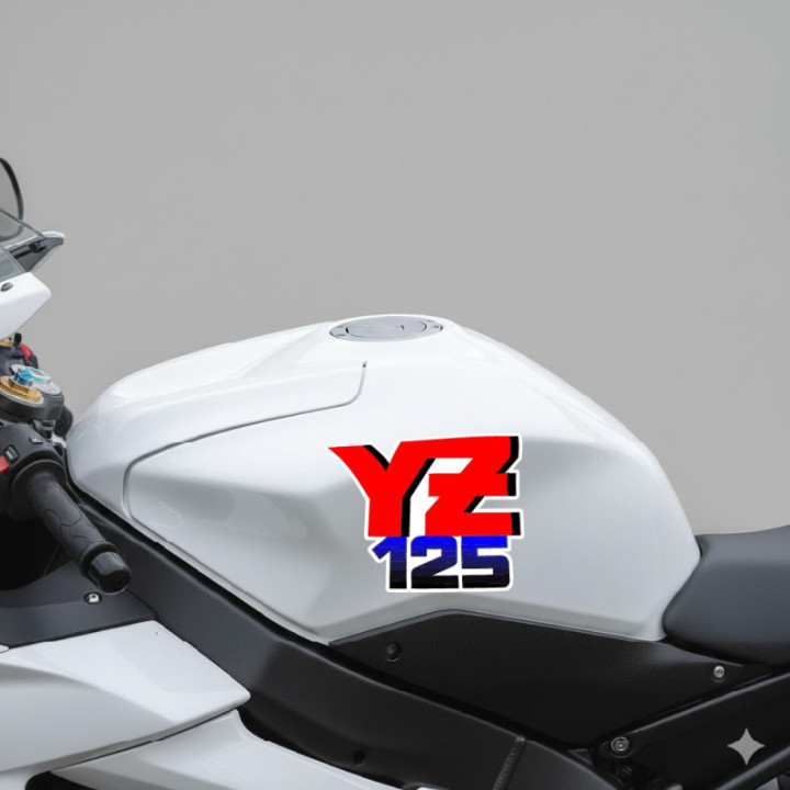 Yamaha Yz 125 Style 2 Stickers Decals - DecalsHouse
