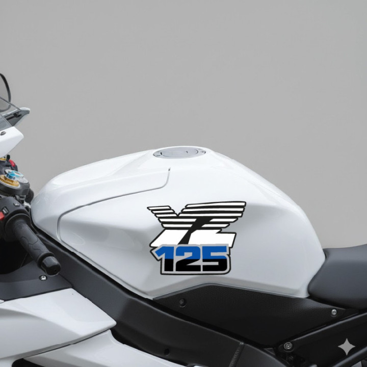 Yamaha Yz 125 Style 3 Stickers Decals - DecalsHouse
