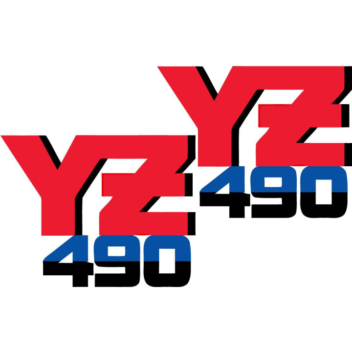 Yamaha Yz 490 Stickers Decals - DecalsHouse