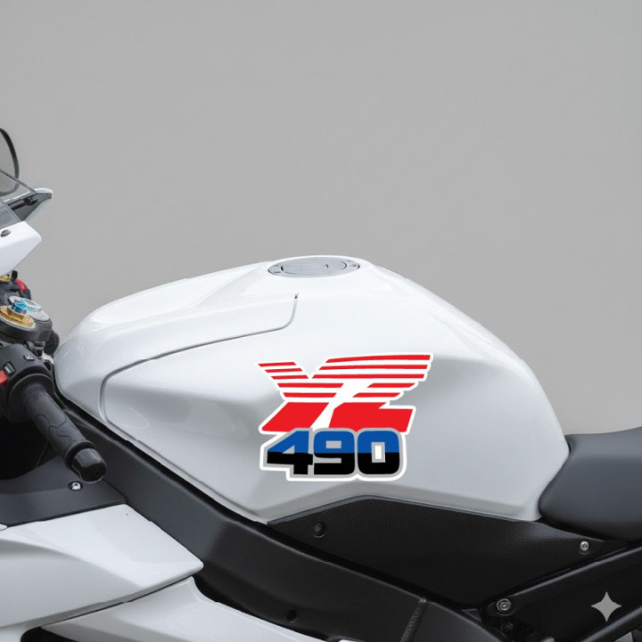 Yamaha Yz 490 Style 2 Stickers Decals - DecalsHouse