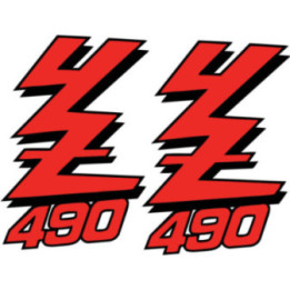 Yamaha Yz 490 Style 3 Stickers Decals - DecalsHouse