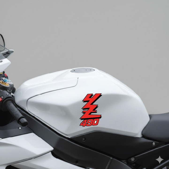 Yamaha Yz 490 Style 3 Stickers Decals - DecalsHouse