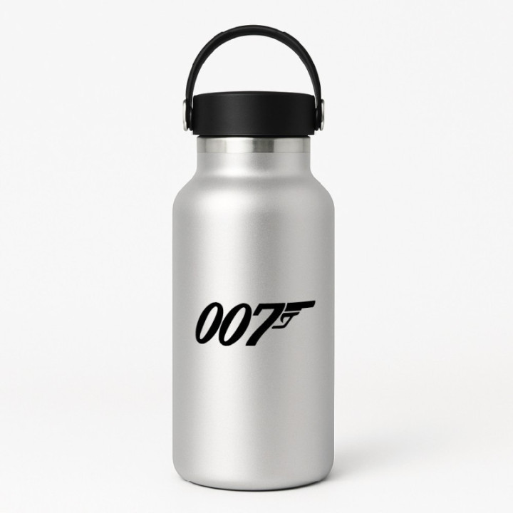 007 James Bond Stickers – Spy Gun Logo Decals (2-Pack)