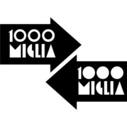 2x 1000 Miglia Sticker Decal Decal Stickers - DecalsHouse
