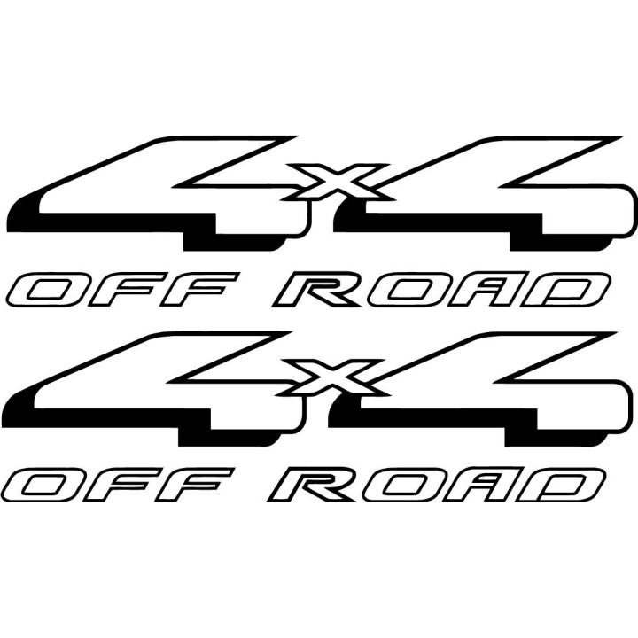 4x4 Offroad Stickers – Rugged 4WD Expedition Decals (2-Pack)