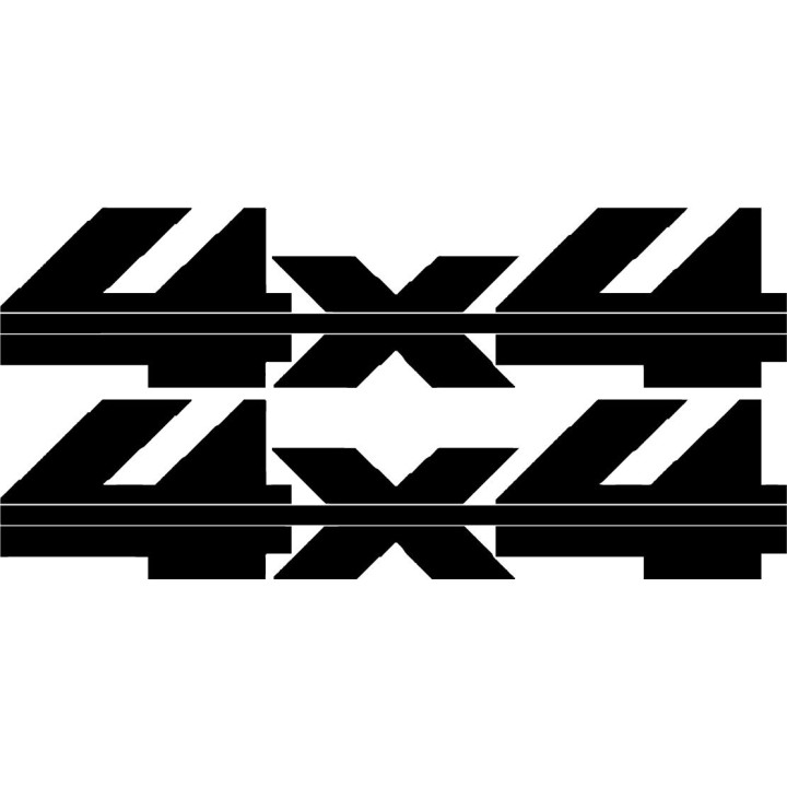 4x4 Stickers – Off-Road SUV Land Rover Jeep Truck Decals (2-Pack)