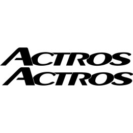 2x Actros Sticker Decal Decal Stickers - DecalsHouse