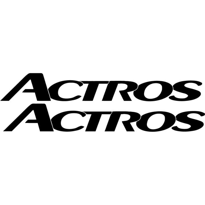 2x Actros Sticker Decal Decal Stickers - DecalsHouse