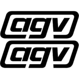 2x Agv Logo V2 Racing Sticker Decal Decal Stickers - DecalsHouse