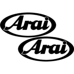 2x Arai Logo V1 Racing Sticker Decal [Converted] Decal Stickers - DecalsHouse