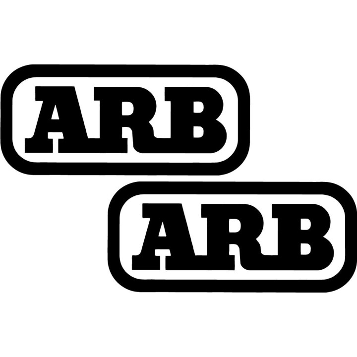 ARB 4x4 Accessories Stickers – Overland Offroad Truck Decals (2-Pack)