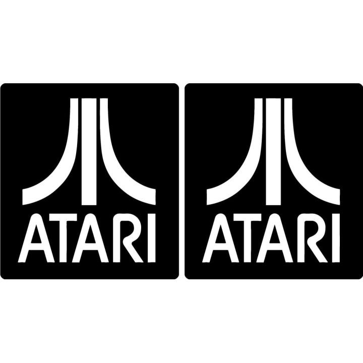 2x Atari Sticker Decal Decal Stickers - DecalsHouse