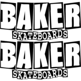 2x Baker Skateboards Sticker Decal Decal Stickers - DecalsHouse