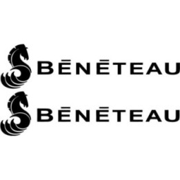 Beneteau Stickers – Sailing Yacht Race Boat Sponsor Decals (2-Pack)