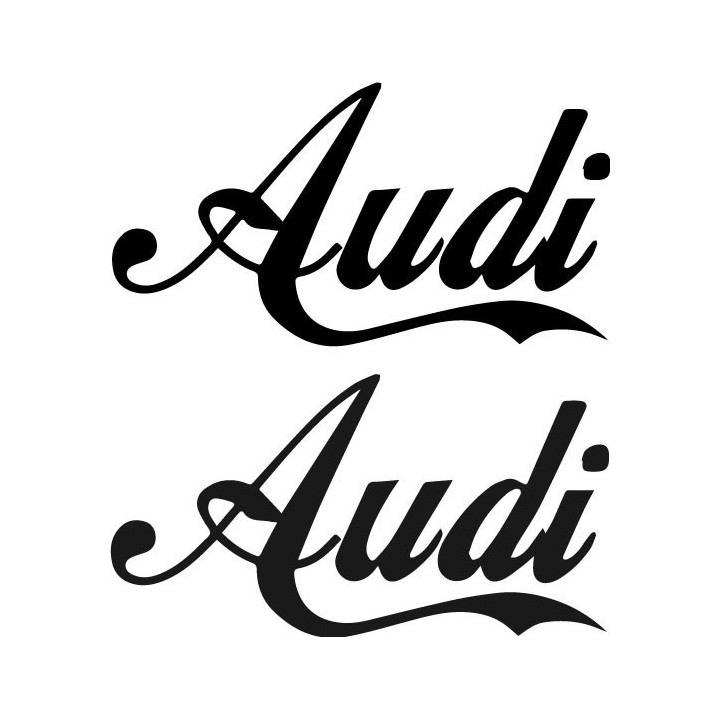Buy Audi Name Decal Sticker Online