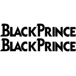 2x Black Prince Logo V1 Racing Sticker Decal Decal Stickers - DecalsHouse