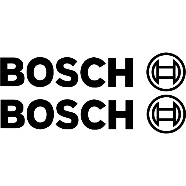 2x Bosch Logo V1 Racing Sticker Decal Decal Stickers - DecalsHouse