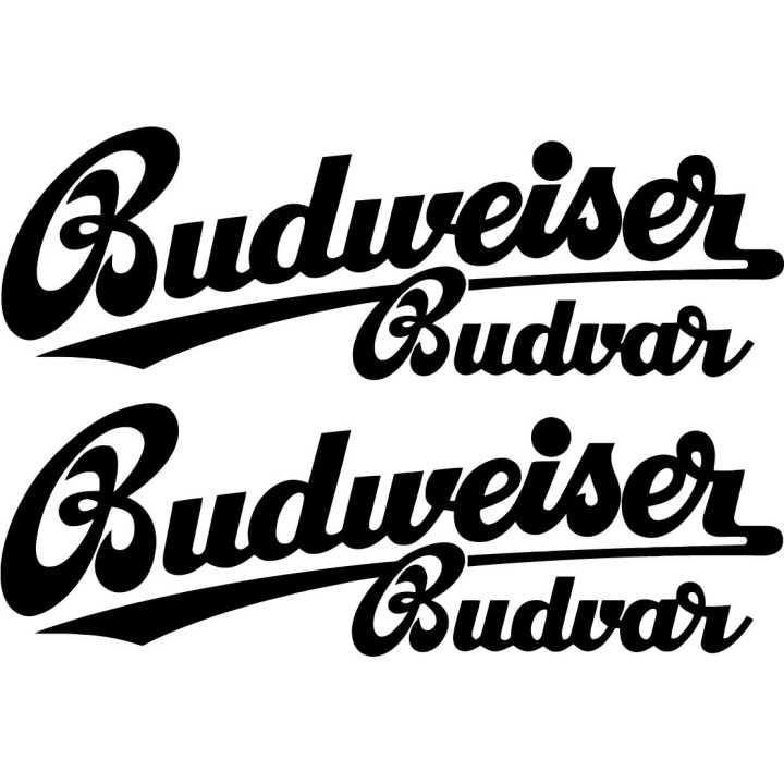 2x Budweiser Sticker Decal Decal Stickers - DecalsHouse