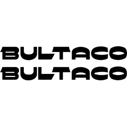 2x Bultaco Logo V1 Racing Sticker Decal Decal Stickers - DecalsHouse