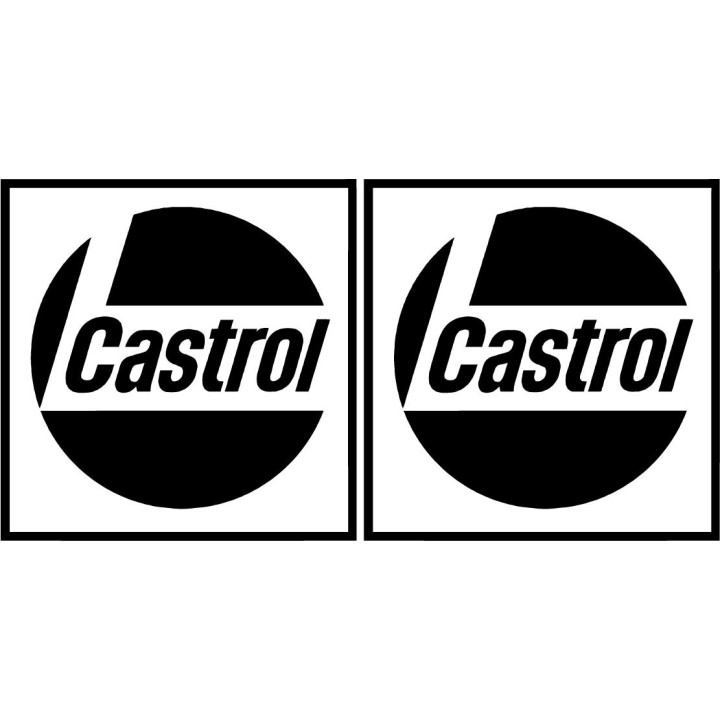 2x Castrol Logo V1 Racing Sticker Decal Decal Stickers - DecalsHouse
